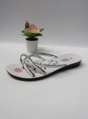 Klapki damskie na płaskim (36-41) 6289-2 WHITE