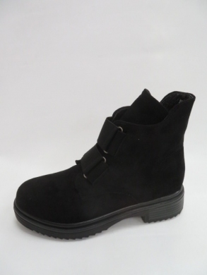 Botki damskie jesienne na płaskim (36-41) AK225-3 BLACK