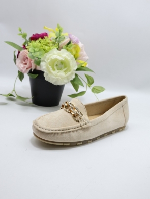 Mokasyny damskie na płaskim (36-41) JD113-2 BEIGE