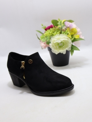 Półbuty damskie na obcasie (36-41) AGF-JX665-1 BLACK