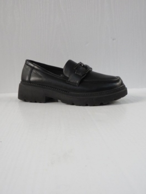 Mokasyny damskie na płaskim (36-41) W33 BLACK