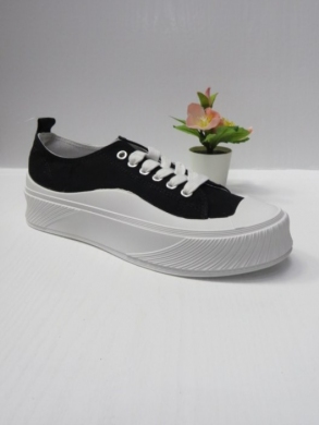 Trampki damskie na koturnie (36-41) LS616 BLACK