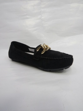 Mokasyny damskie na płaskim (36-41) 0581 BLACK