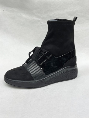 Botki damskie na płaskim (36-41) A155-1 BLACK