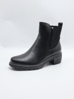 Botki damskie ocieplane na obcasie (36-41) YCC-87 BLACK