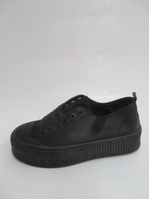 Trampki damskie na koturnie (36-41) A2072 BLACK