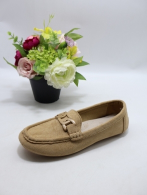 Mokasyny damskie na płaskim (37-42) H2301-10 KHAKI