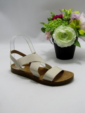 Sandały damskie na płaskim (36-41) W135 BEIGE
