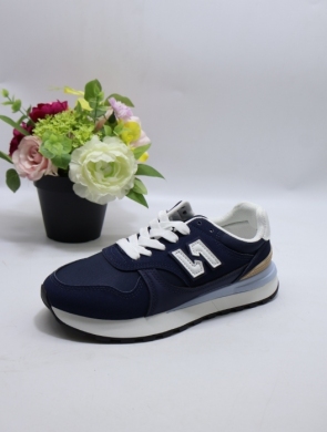 Buty sportowe damskie na płaskim (36-41) 24069 BLUE