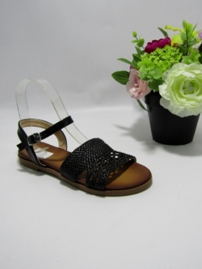 Sandały damskie na płaskim (36-41) 8204 BLACK