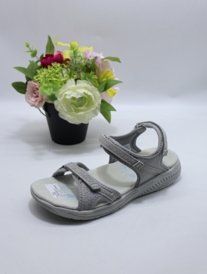 Sandały damskie na płaskim (36-41) 7SD9200 LGREY/BLUE