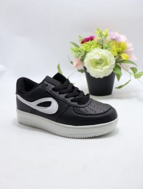 Buty sportowe damskie na płaskim (36-41) DN91-13 BL/WH