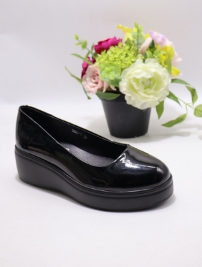Półbuty damskie na obcasie (36-41) 5043-1 BLACK
