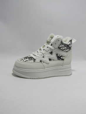 Buty sportowe damskie ocieplane (36-41) 103 WHITE