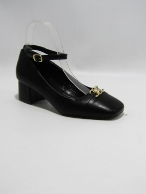 Czółenki damskie na obcasie (36-41) CH872 BLACK