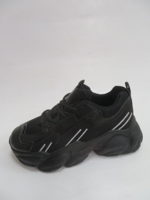 Sneakersy damskie niskie (36-41) PC101 BLACK