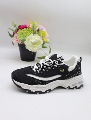 Buty sportowe damskie na płaskim (36-41) LA210 BLACK