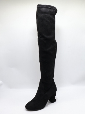 Kozaki damskie na obcasie (36-41) SH0307 BLACK