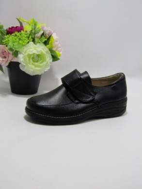 Półbuty damskie na płaskim (36-42) 6919 BLACK