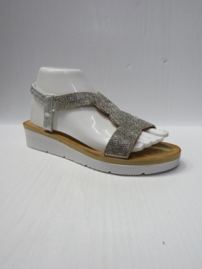 Sandały damskie na płaskim (36-41) SO-916 SILVER