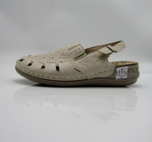 Sandały damskie na płaskim (36-41) J29-02 BEIGE