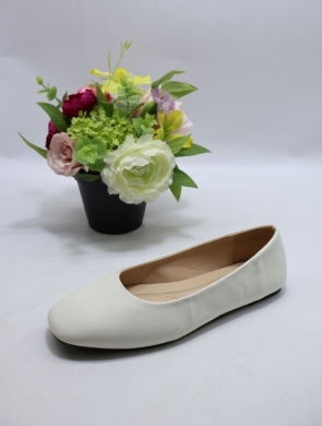Baleriny damskie (37-42) 3543-2 WHITE