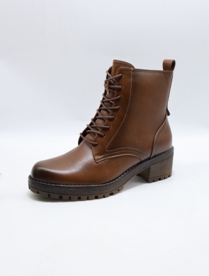 Botki damskie ocieplane na obcasie (36-41) YCC-50 CAMEL