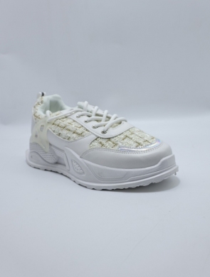 Buty sportowe damskie na płaskim (36-41) 7003 WHITE