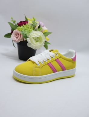 Buty sportowe damskie na płaskim (36-41) PC2803 YELLOW