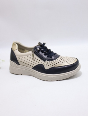 Buty sportowe damskie na płaskim (36-41) BK618 BLUE