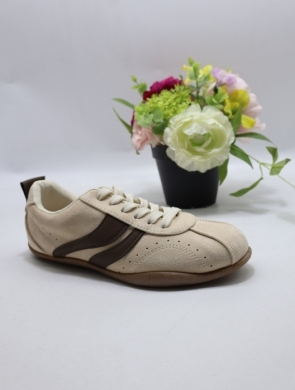 Buty sportowe damskie na płaskim (36-41) EV317 BEIGE