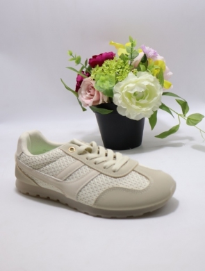 Buty sportowe damskie na płaskim (36-41) K1771 BEIGE