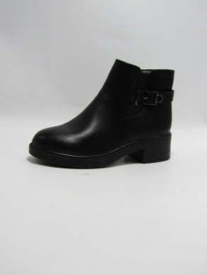 Botki damskie ocieplane na obcasie (36-41) 5687-3 BLACK