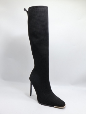 Kozaki damskie na szpilce (36-41) CLS219 BLACK