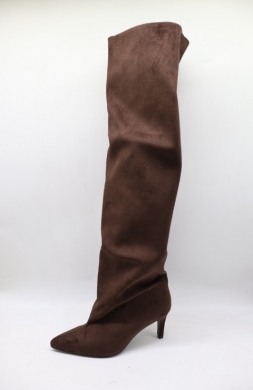 Kozaki damskie na szpilce (36-41) 52227 BROWN