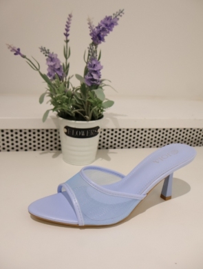 Klapki damskie na szpilce (36-41) H8-1272A BLUE