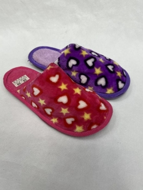 Kapcie damskie ocieplane (36-41) K-61 MIX