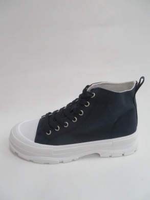 Trampki damskie na koturnie (36-41) BK-971 NAVY