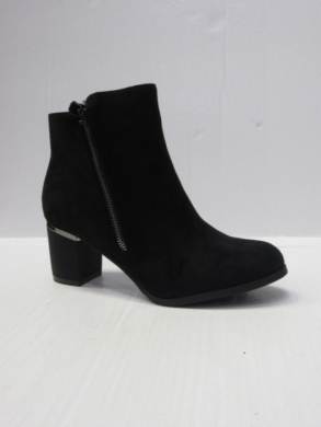 Botki damskie ocieplane na obcasie (36-41) 0-195 BLACK
