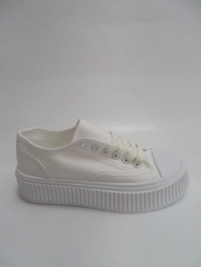 Trampki damskie na koturnie (36-41) 8859 WHITE