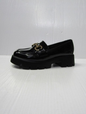 Mokasyny damskie na płaskim (36-41) YDF-18B BLACK