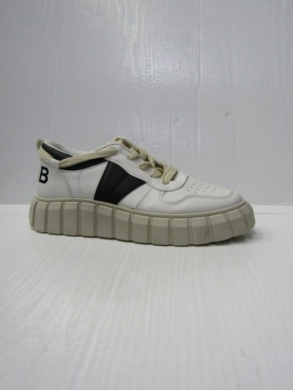 Buty sportowe damskie na płaskim (36-41) OH-17 WHITE/BLACK