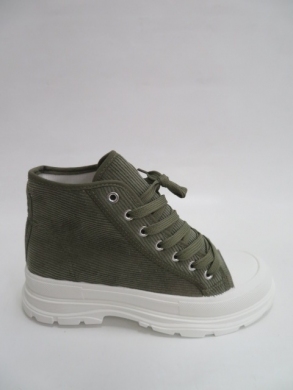 Trampki Damskie na koturnie (36-41) PC10 GREEN