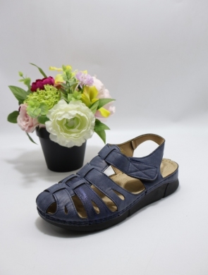 Sandały damskie na płaskim (36-42) 21309-26 NAVY