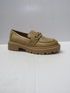 Mokasyny damskie na płaskim (36-41) NN314 KHAKI/PU