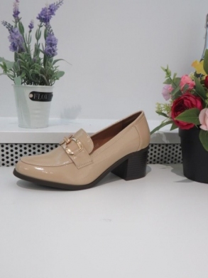 Półbuty damskie na obcasie (36-41) 68147 BEIGE
