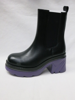 Botki damskie na obcasie (36-41) 8793 PURPLE