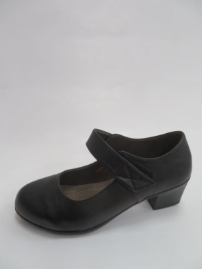 Półbuty damskie na obcasie (36-42) 1607 BLACK