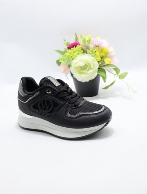 Buty sportowe damskie na płaskim (36-41) 6208-1 BLACK