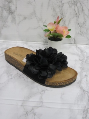 Klapki damskie na płaskim (36-41) LS049 BLACK